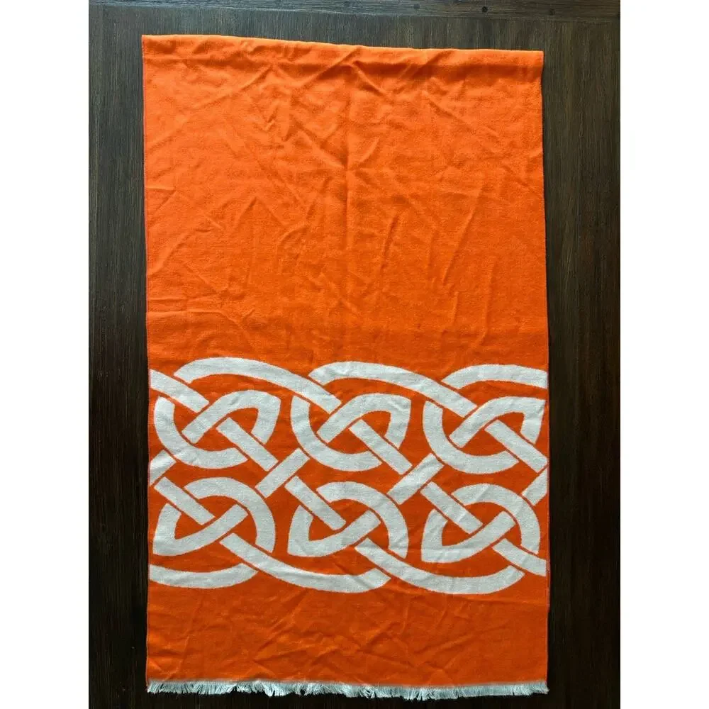 Book Of Kells Trinity College Dublin Ireland Celtic Scarf Shawl Wrap Reversible